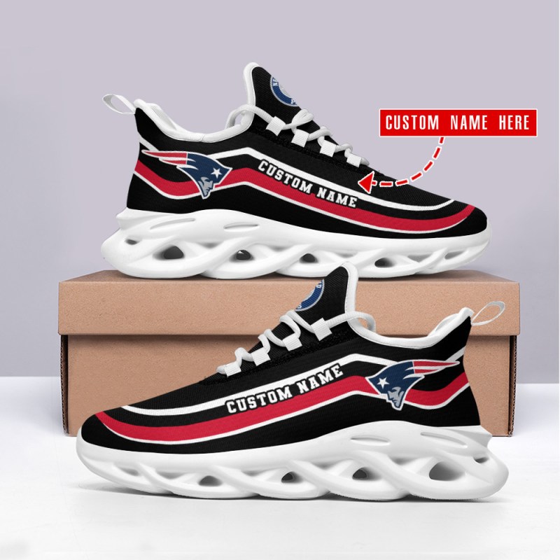 New England Patriots Personalized Yezy Running Sneakers
