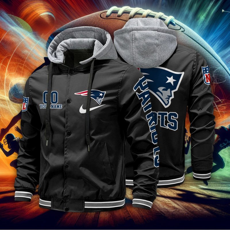 New England Patriots Baseball Jacket Detail