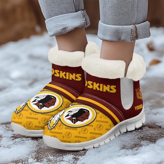 Washington Commanders Comfy Winter Snow Boots