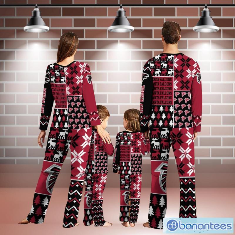 Atlanta Falcons Pajamas Christmas Gift - Snowflake Pattern