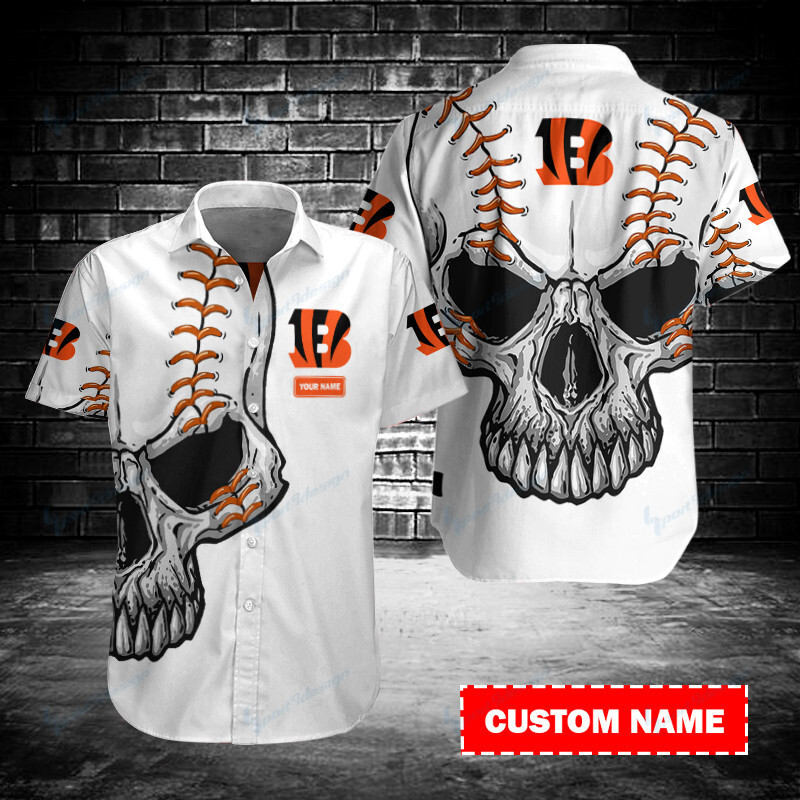 Cincinnati Bengals Personalized Button Shirt Sizing Chart