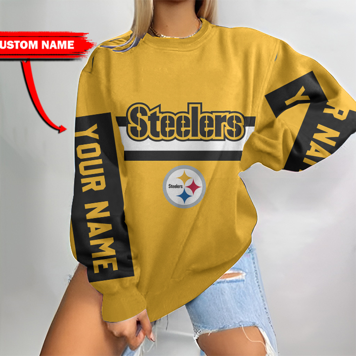 Pittsburgh Steelers Personalized Round Neck Sweatshirt