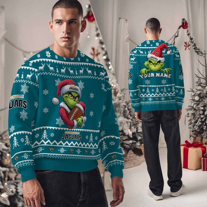Jacksonville Jaguars Ugly Christmas Sweater - MK Studio