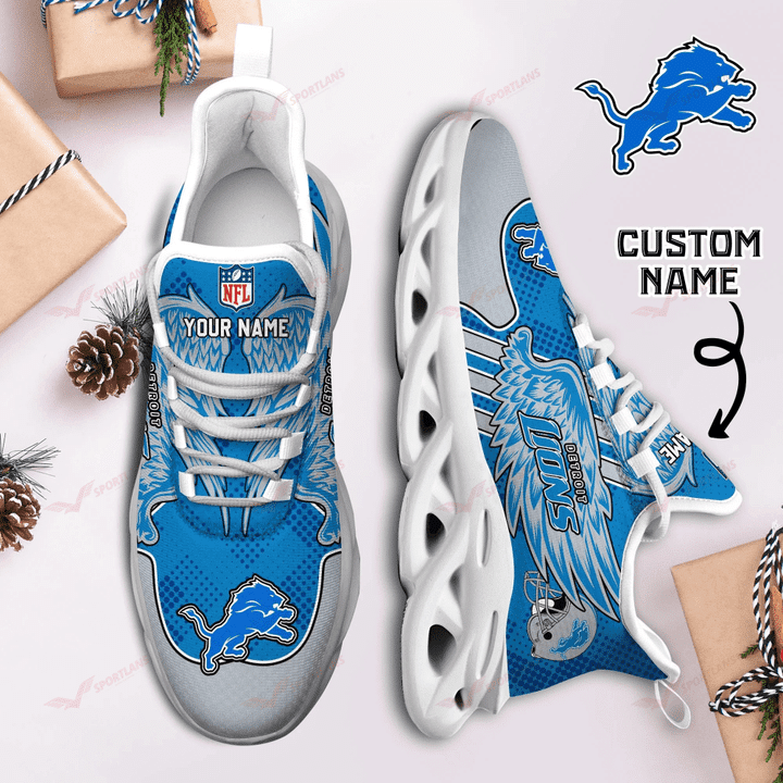 Detroit Lions Sneakers Front View