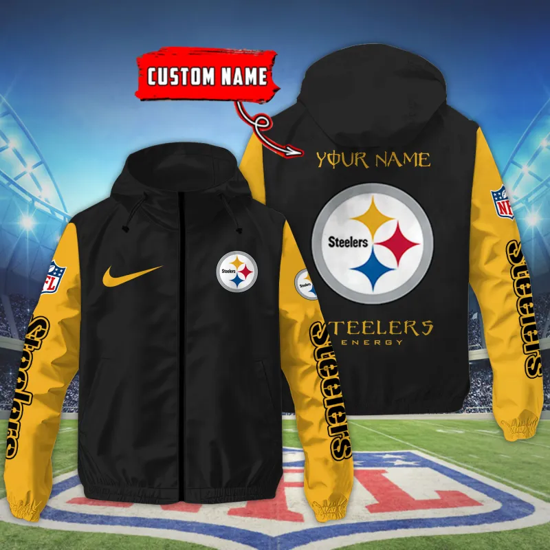 Pittsburgh Steelers Outdoor Jacket Front View