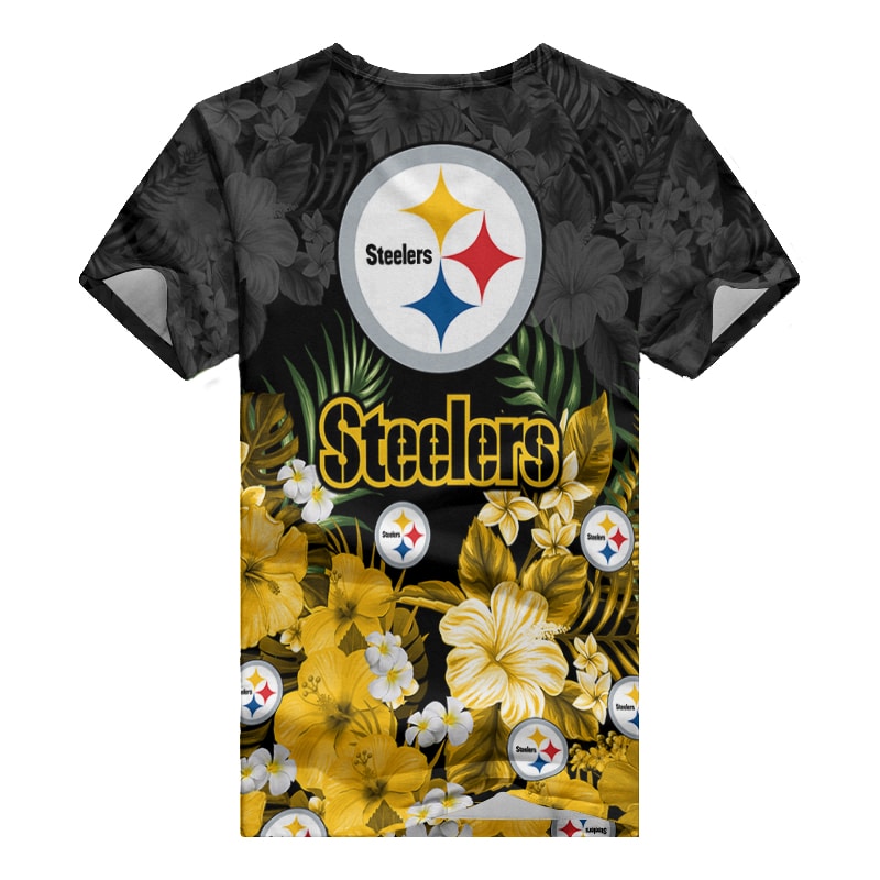 Pittsburgh Steelers V-neck T-shirt - Image 3