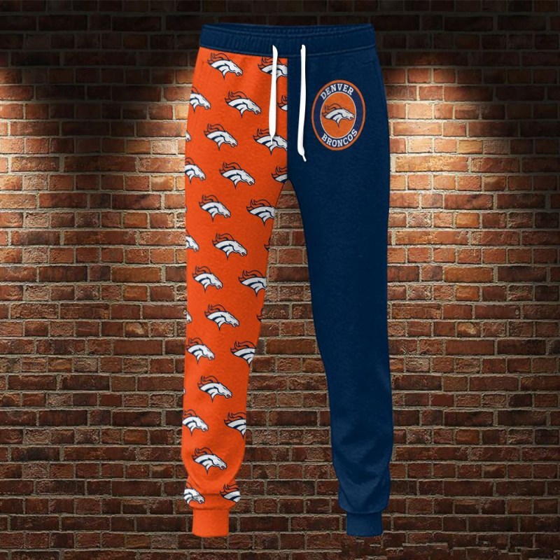 Denver Broncos Joggers/ Hoodie 545 8 Denver Broncos Sports Apparel