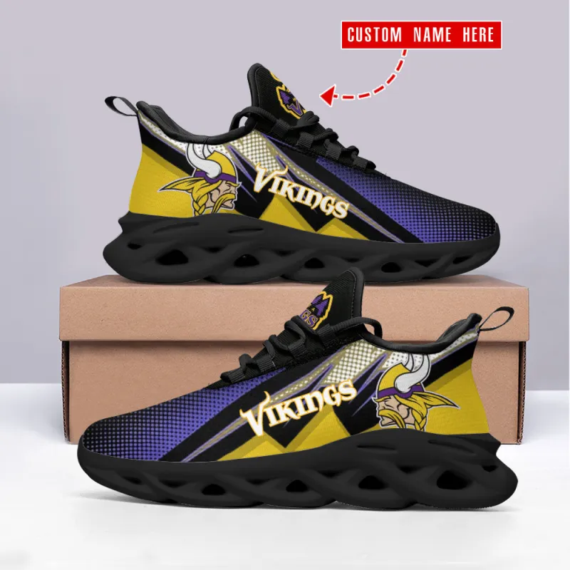 Minnesota Vikings Personalized Yezy Running Sneakers