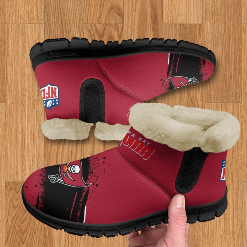 Tampa Bay Buccaneers Comfy Winter Snow Boots Image 1