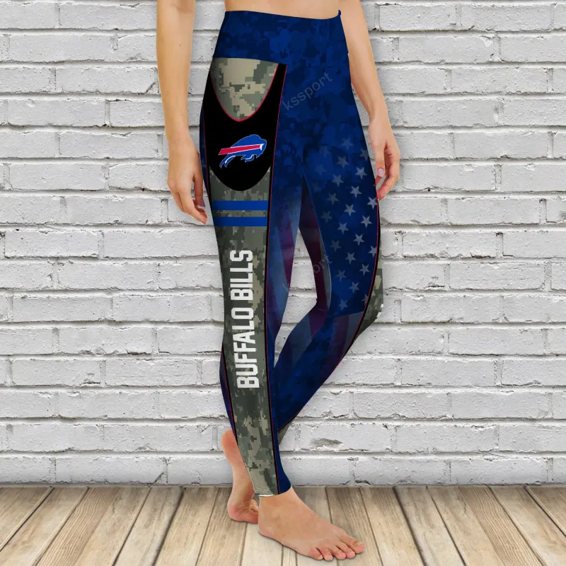 Buffalo Bills Leggings and Hoodie Combo
