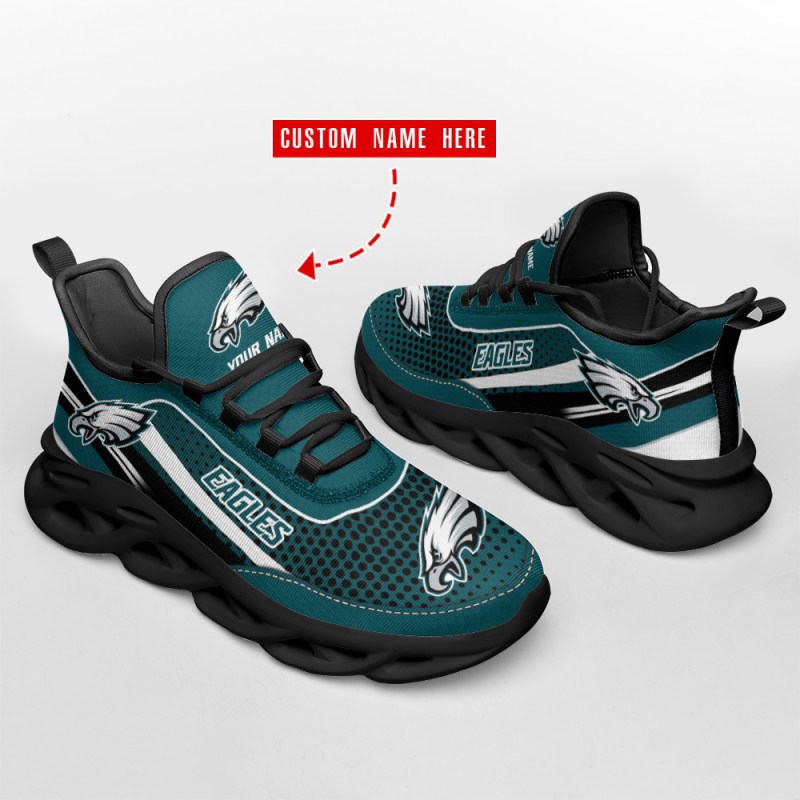Philadelphia Eagles Personalized Yeezy Running Sneakers 4