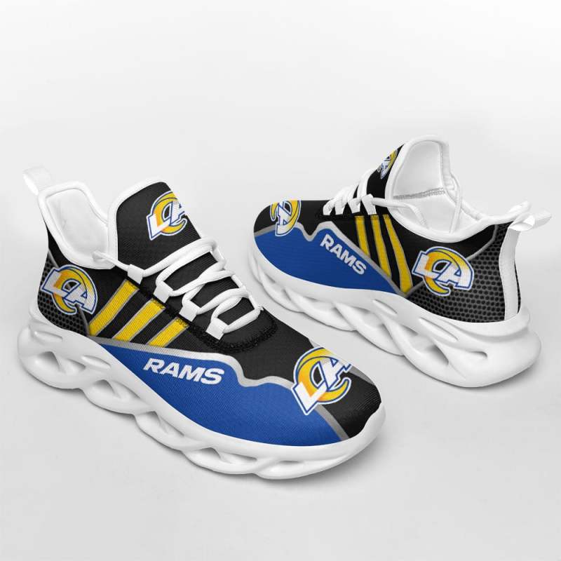 Los Angeles Rams Yezy Running Sneakers Detailed View