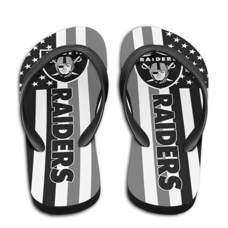 Las Vegas Raiders Summer Flip Flop