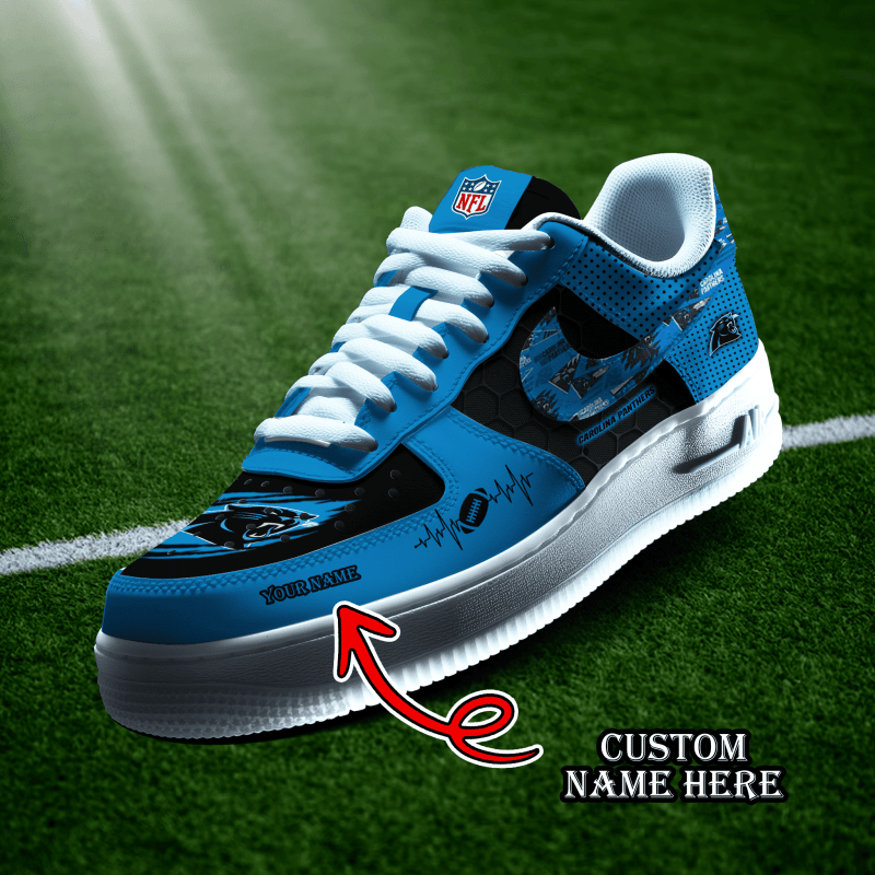 Carolina Panthers Personalized Sneakers