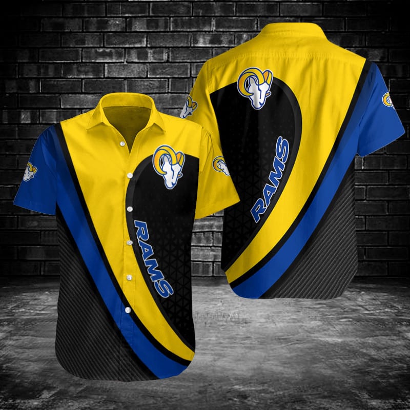 Los Angeles Rams Button Shirt Sizing Chart