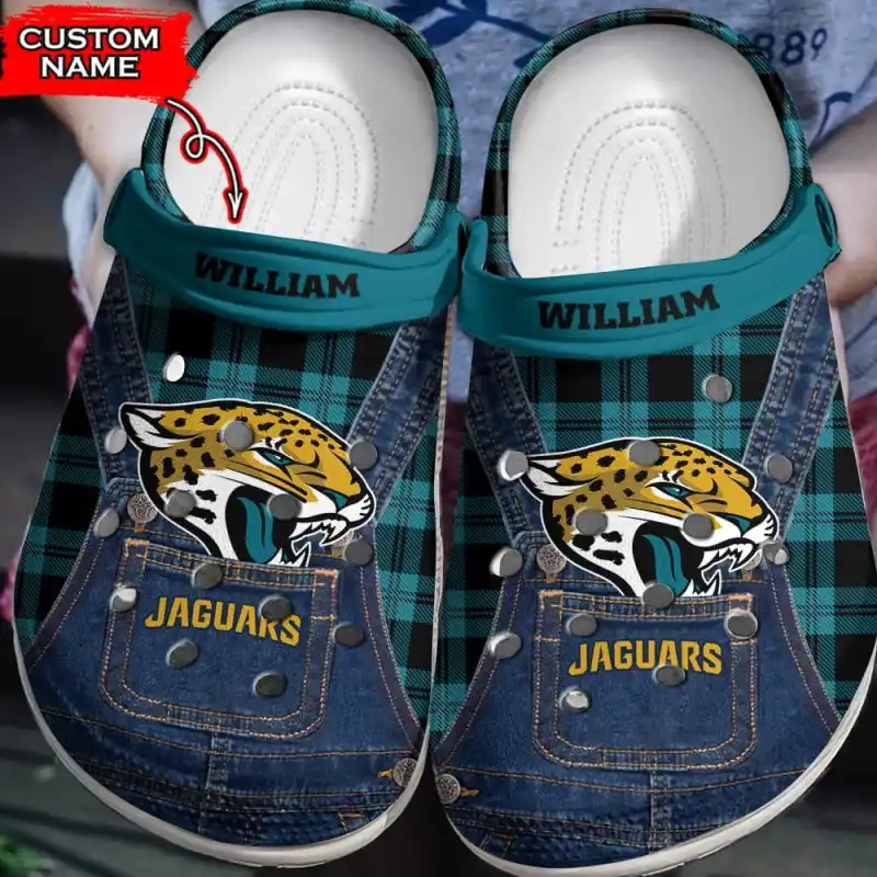 Jacksonville Jaguars Personalized Limited Clog