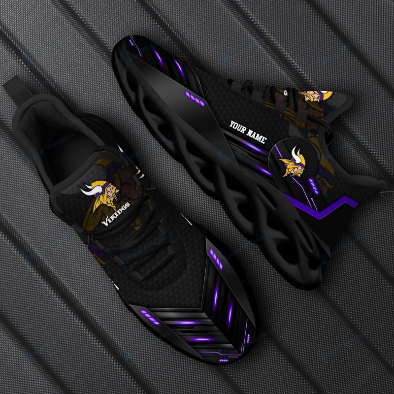 Minnesota Vikings Yezy Running Sneakers