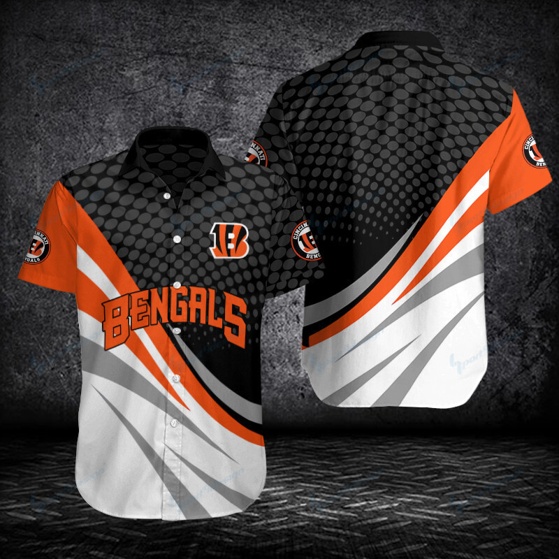 Cincinnati Bengals Button Shirt Sizing Chart