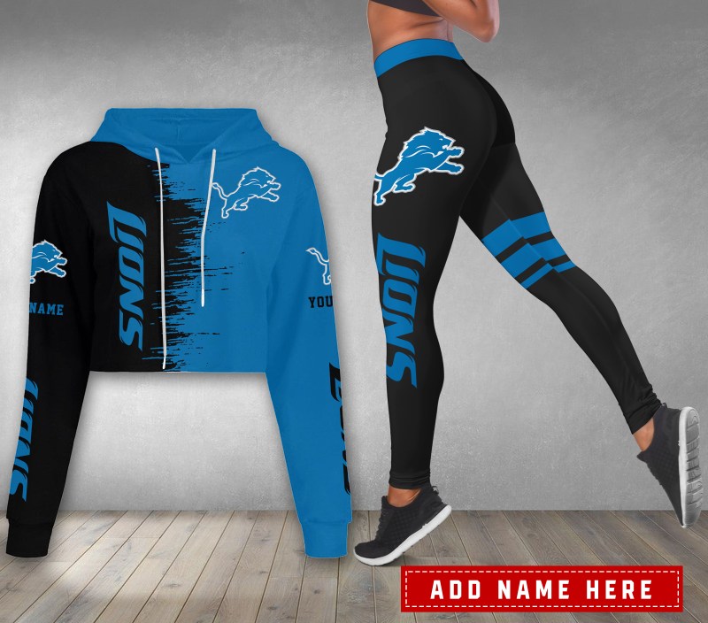 Detroit Lions Croptop Hoodie