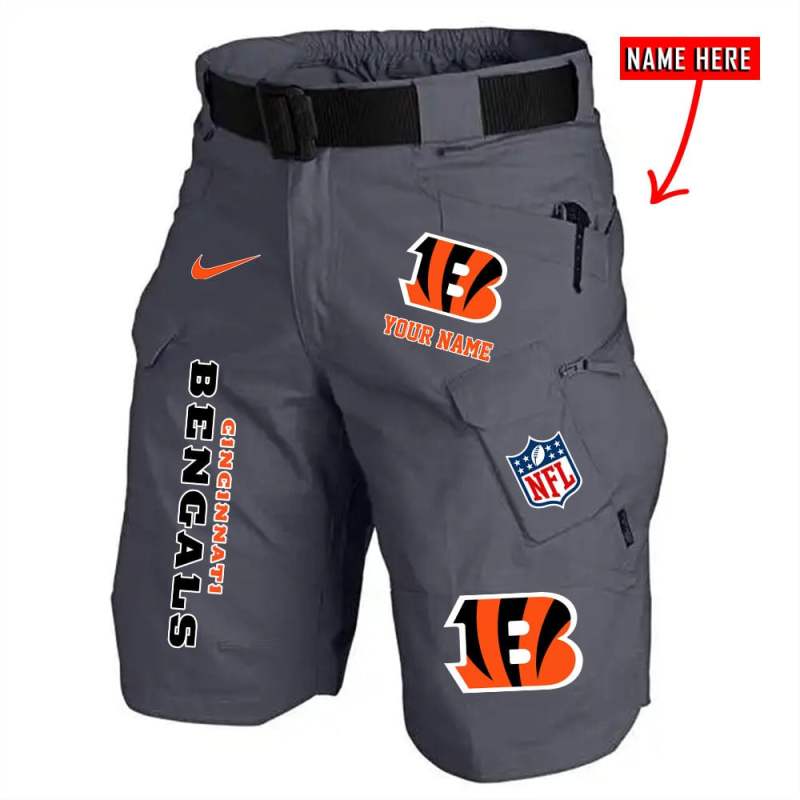 Cincinnati Bengals Shorts Front View