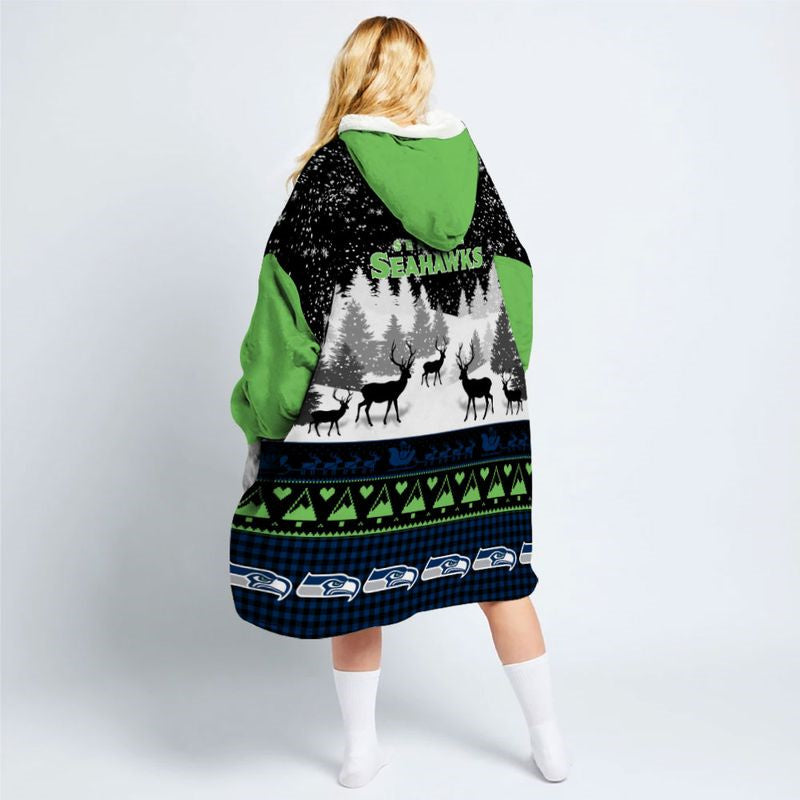 Seattle Seahawks Snug Hoodie Front View