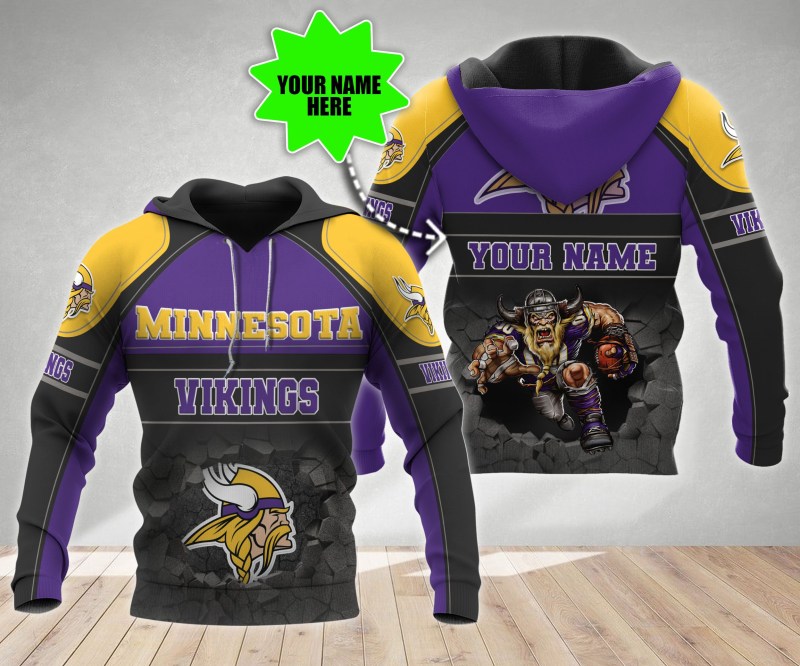 Minnesota Vikings Personalized Ugly Christmas Sweater 1