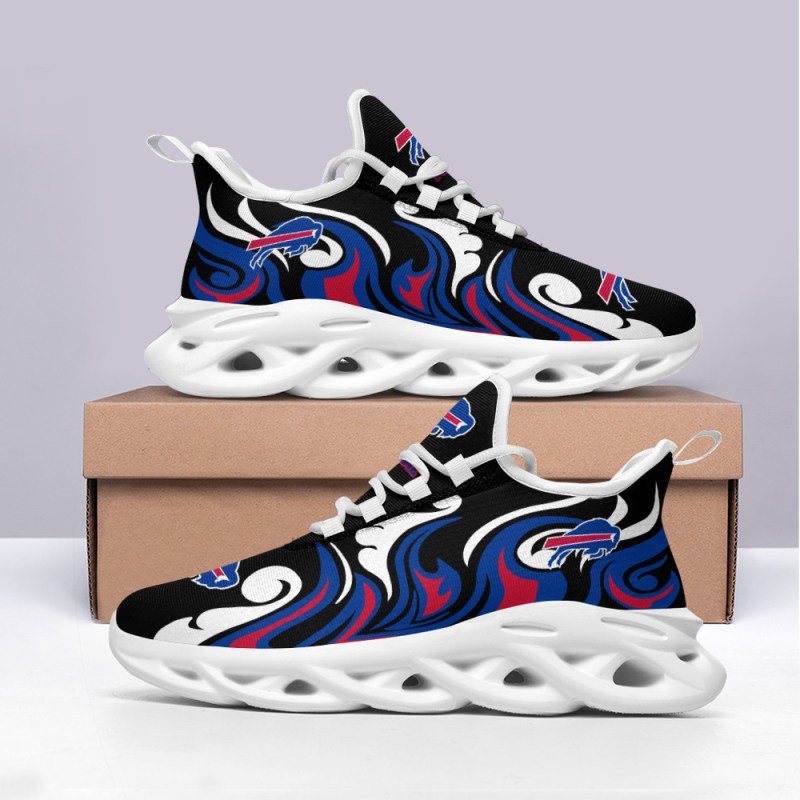 Buffalo Bills Personalized Sneakers Back View