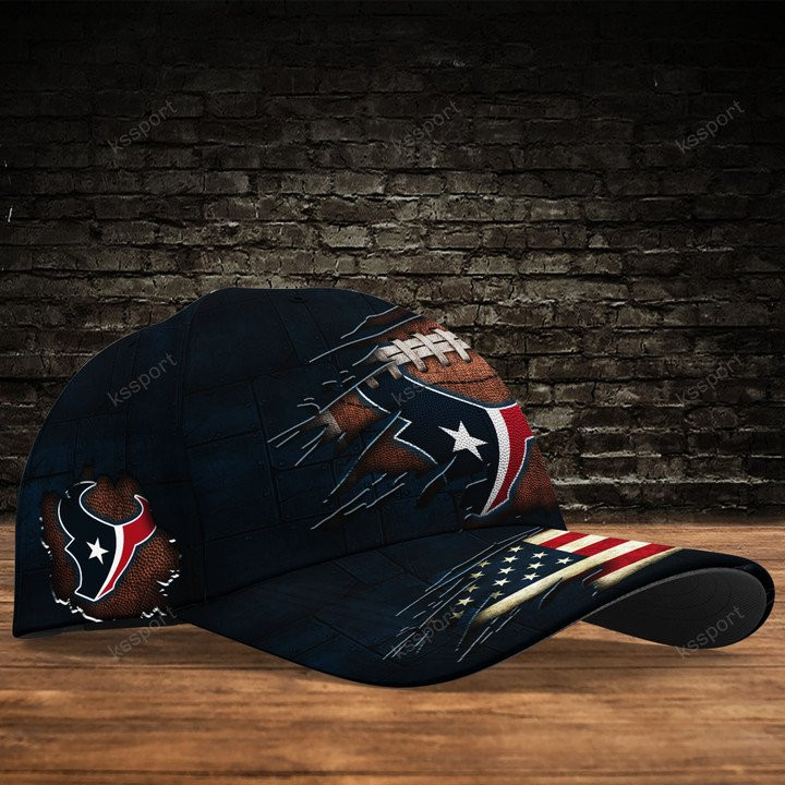 Houston Texans Personalized Classic Cap Side