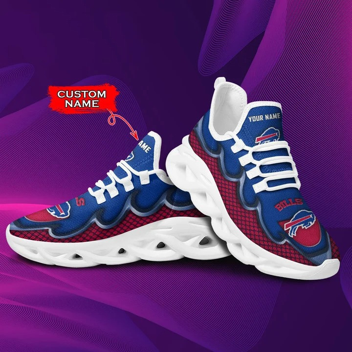 Buffalo Bills Yezy Running Sneakers Design