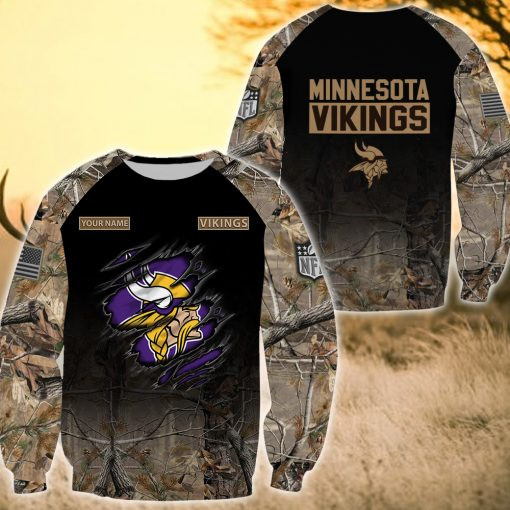 Minnesota Vikings Personalized All Over Printed 405