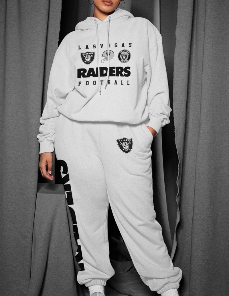 Las Vegas Raiders Combo Pullover Hoodie And Sweatpants
