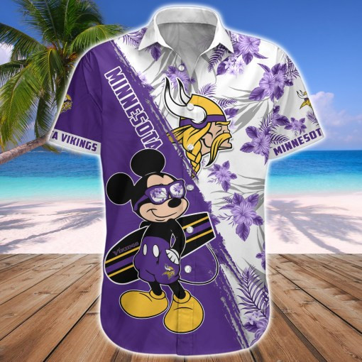 Minnesota Vikings Button Shirt Image 1