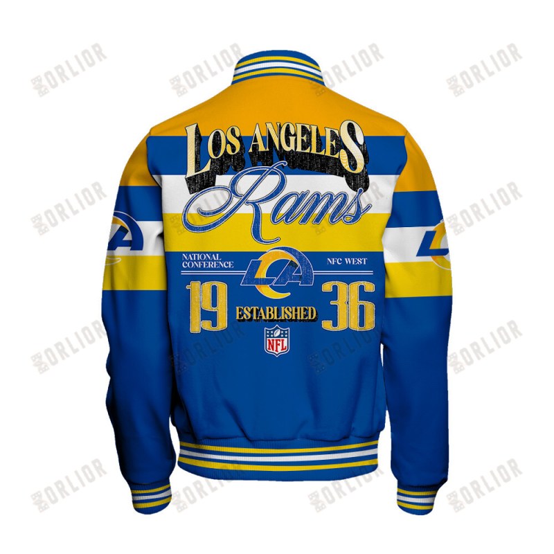 Los Angeles Rams Varsity Jacket Image 3