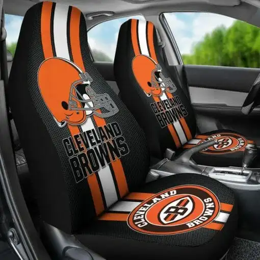 Cleveland Browns Car Seat Covers Design