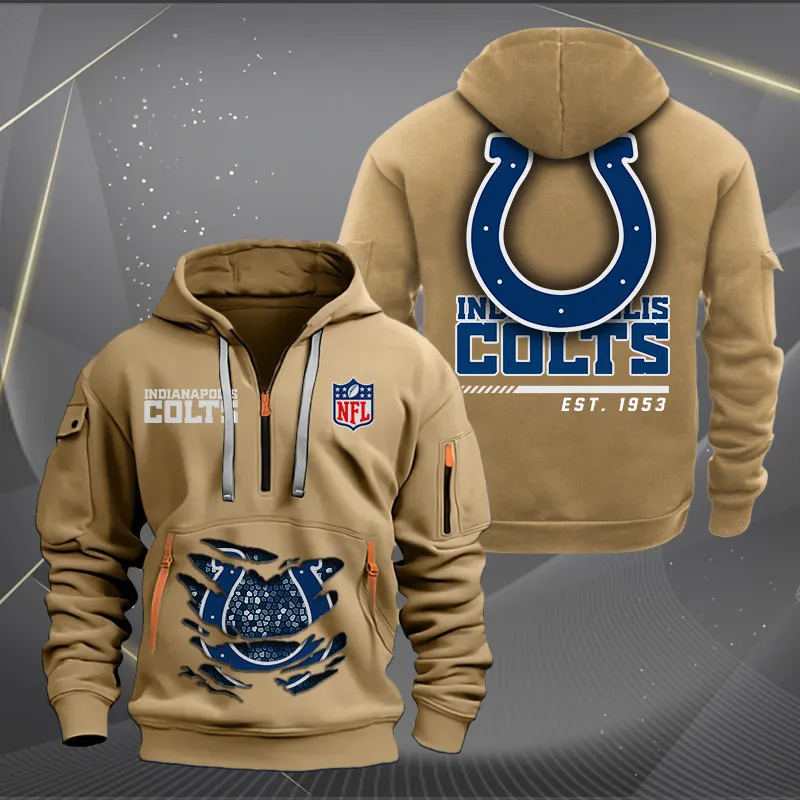 Indianapolis Colts Personalized Hoodie Back View