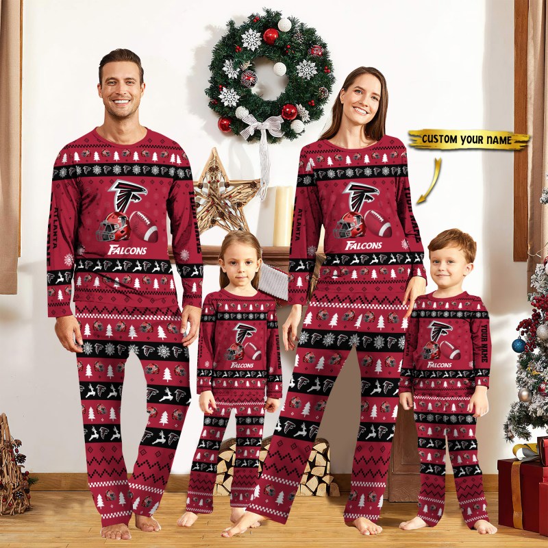 Atlanta Falcons Personalized Pajamas - Image 1