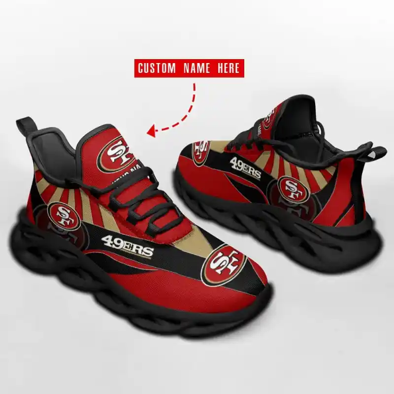 Personalized Yezy Sneakers for 49ers Fans