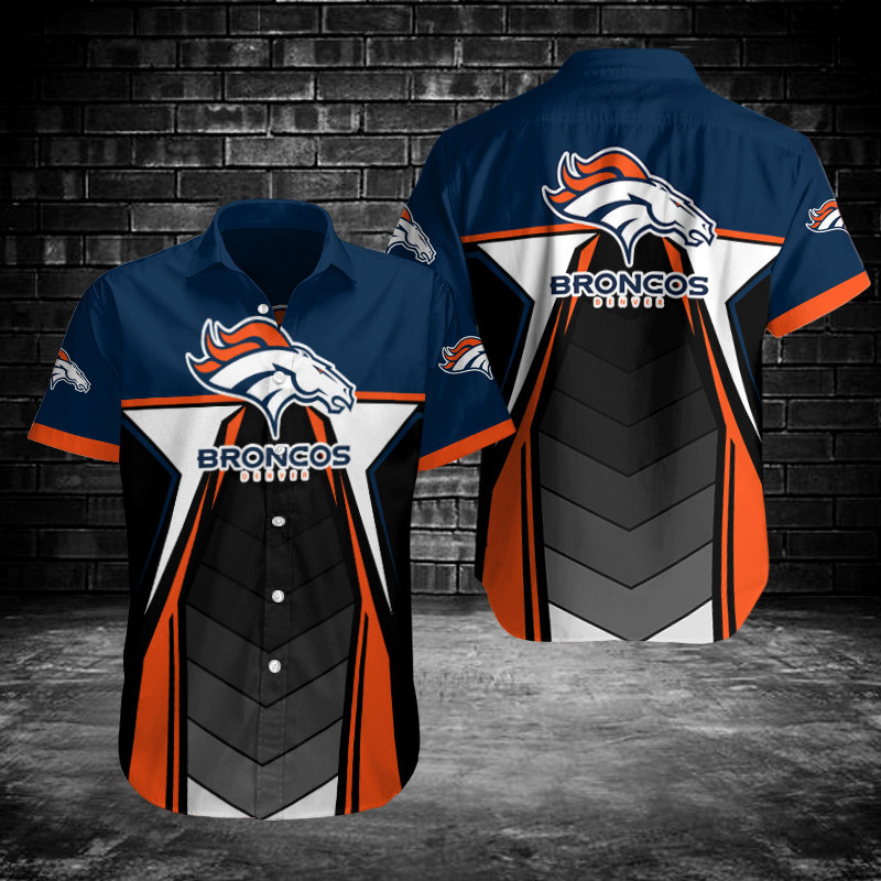 Denver Broncos Button Shirt Sizing Chart