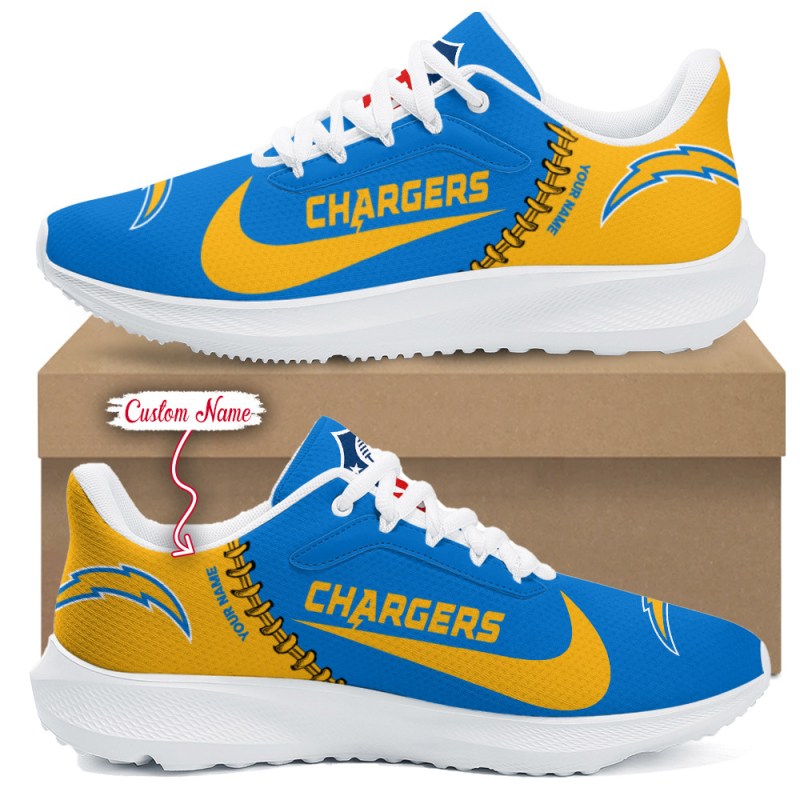 Los Angeles Chargers Lightweight Patch Decor Running Shoes