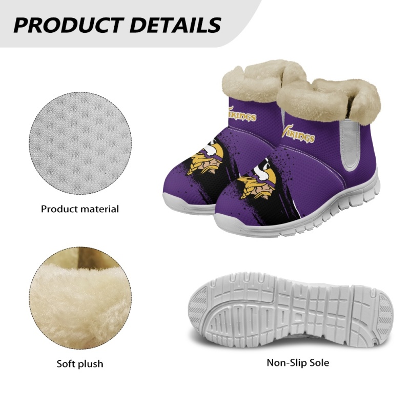 Minnesota Vikings Snow Boots 14