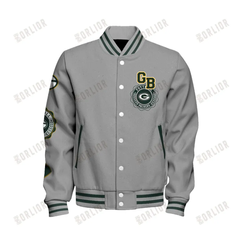 Green Bay Packers Personalized Unisex Varsity Jacket