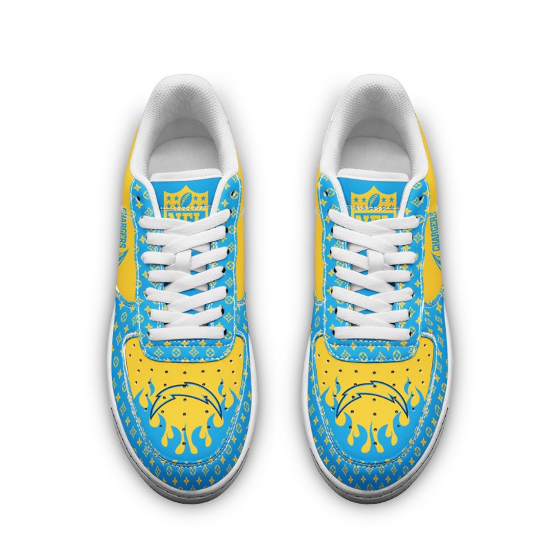 Los Angeles Chargers AF1 Side View