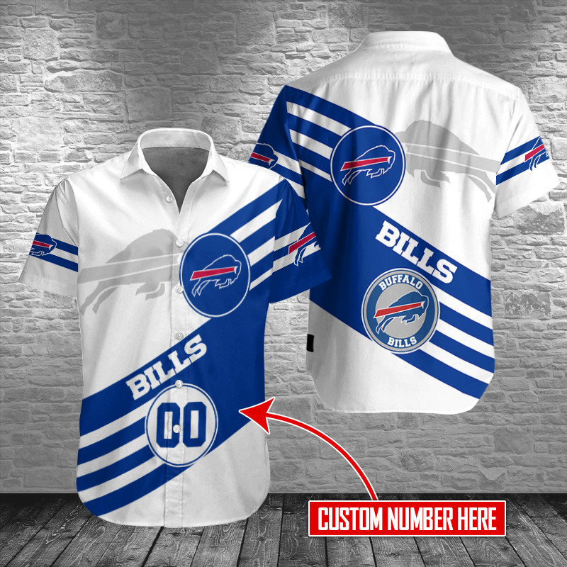 Buffalo Bills Personalized Button Shirts Sizing Chart