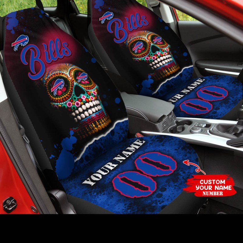 Buffalo Bills Personalized Car Seat Covers