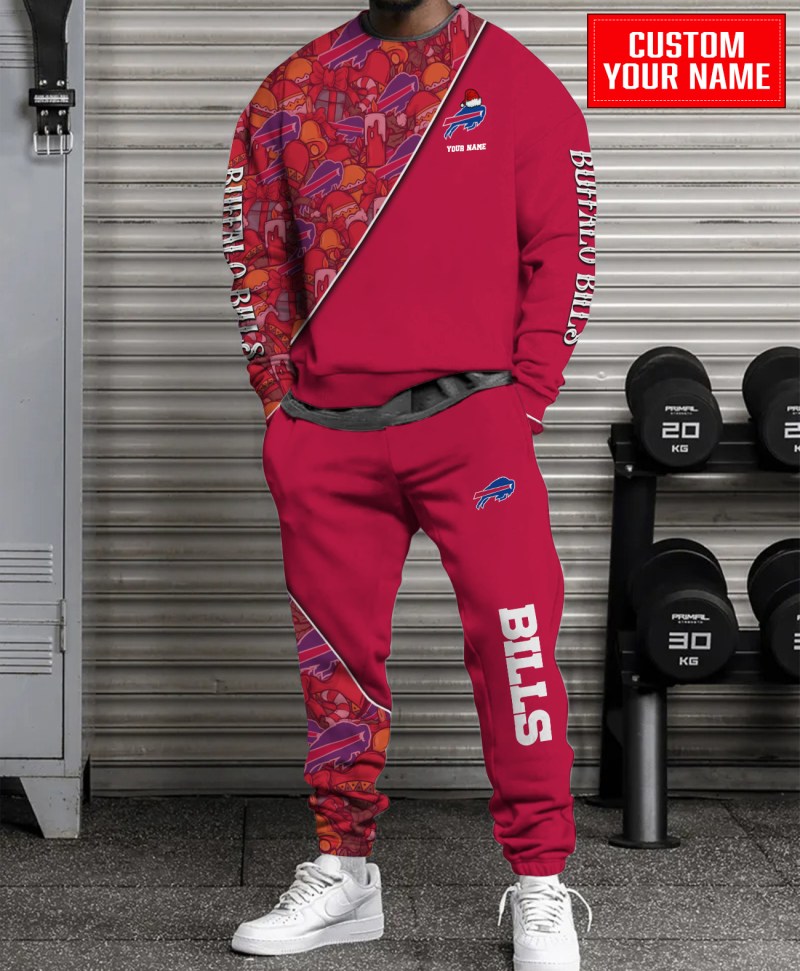 Buffalo Bills Ugly Christmas Sweater - Unisex Combo Sweatshirt and Sweatpants