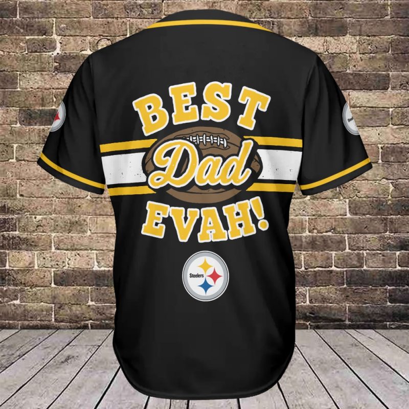 Pittsburgh Steelers Custom Baseball Jersey