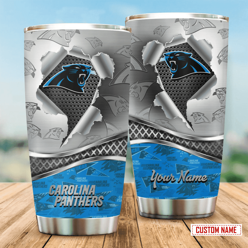 Carolina Panthers Personalized Tumbler