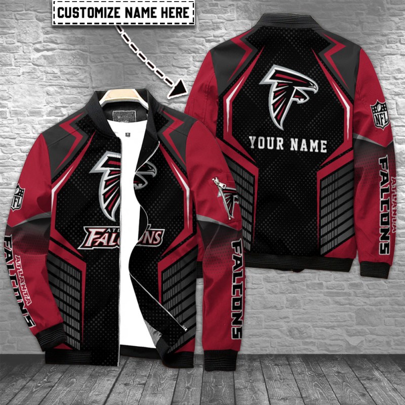 Atlanta Falcons Personalized Bomber Jacket