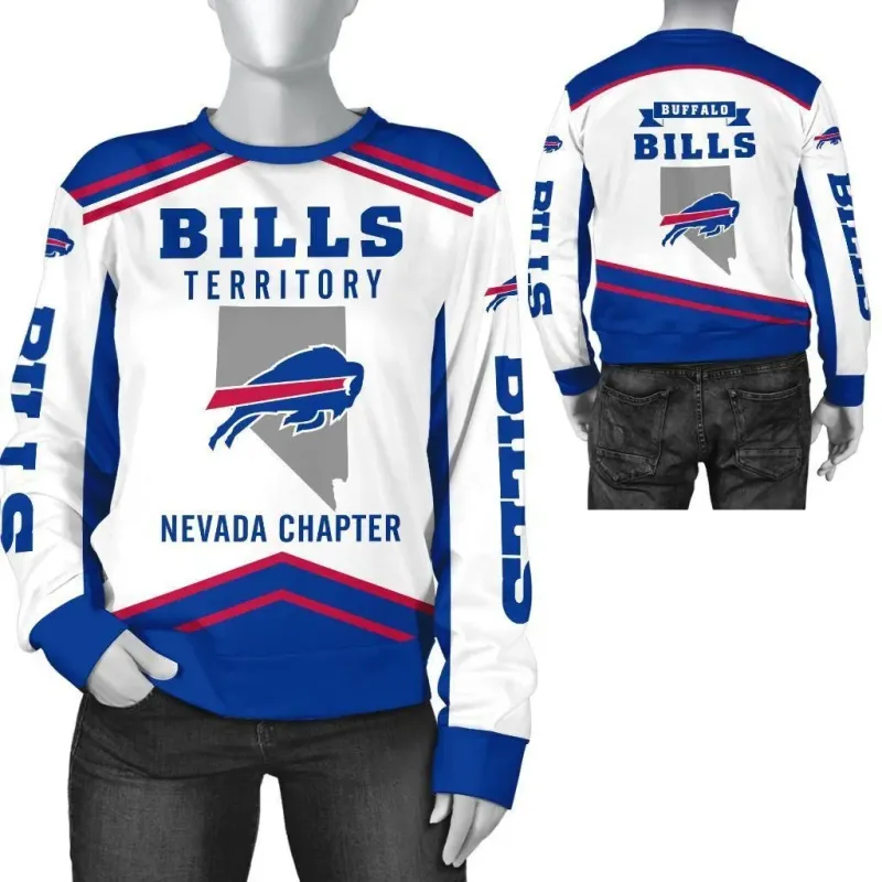 Buffalo Bills Territory Nevada Limited Edition Hoodie T-Shirt Sweatshirt Unisex Sizes