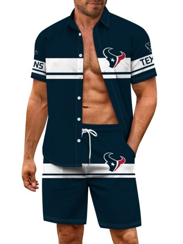 Houston Texans Hawaiian Shirt and Shorts